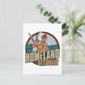 Oorspronkelijke binnenlandse veiligheid briefkaart (Staand voorkant)