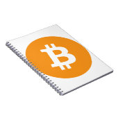 Oorspronkelijke bitmunt (BTC) logo Notitieboek (Rechterzijde)