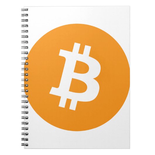 Oorspronkelijke bitmunt (BTC) logo Notitieboek (Voorkant)