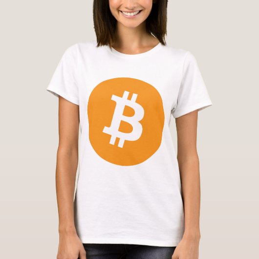 Oorspronkelijke bitmunt (BTC) logo T-shirt (Voorkant)