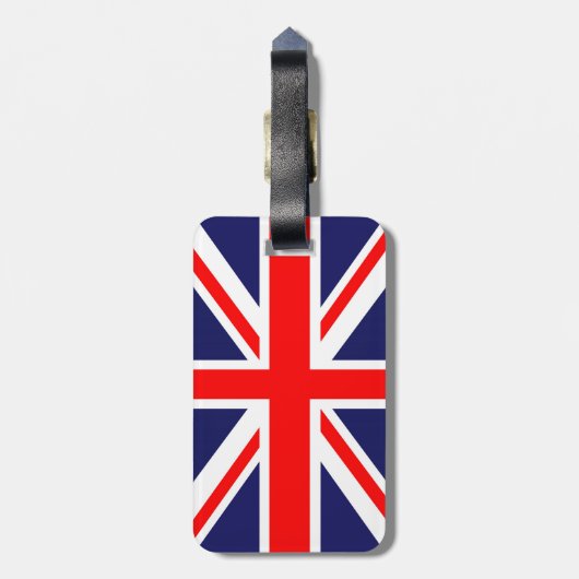 Oorspronkelijke british phone box bagagelabel (Achterkant verticaal)