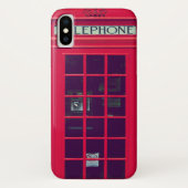 Oorspronkelijke british phone box Case-Mate iPhone case (Achterkant)