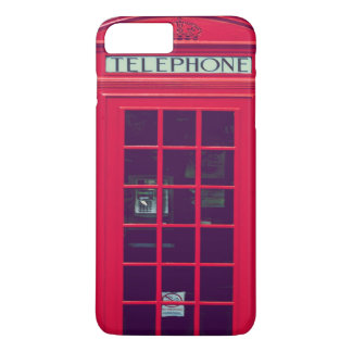 Oorspronkelijke british red phone box iPhone 8/7 plus hoesje