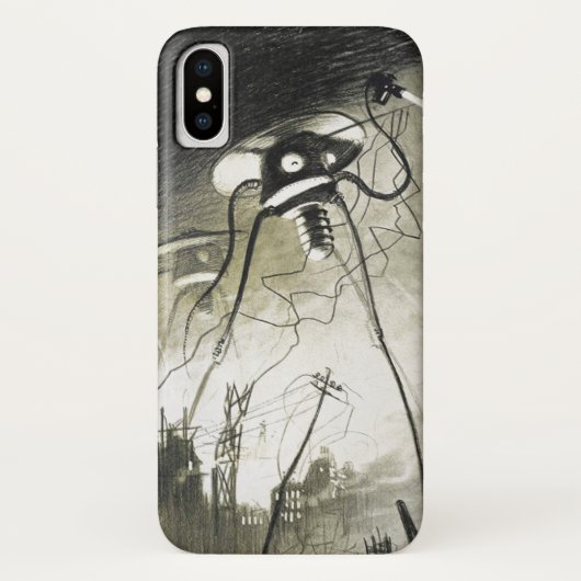  oorspronkelijke buitenaardse invasiefilm wereldoo Case-Mate iPhone case (Achterkant)