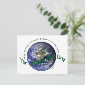 Oorspronkelijke Dag van de Aarde Briefkaart (Staand voorkant)