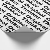 oorspronkelijke denker cadeaupapier (Hoek)