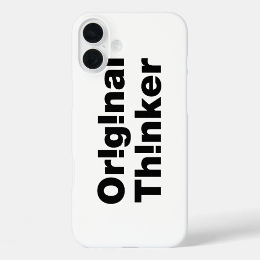 oorspronkelijke denker Case-Mate iPhone case (Achterkant)