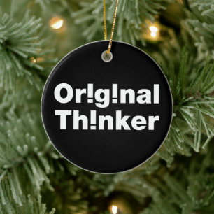 oorspronkelijke denker keramisch ornament