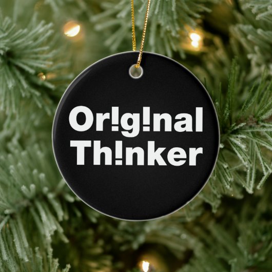 oorspronkelijke denker keramisch ornament (Boom)