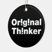 oorspronkelijke denker keramisch ornament (Links)