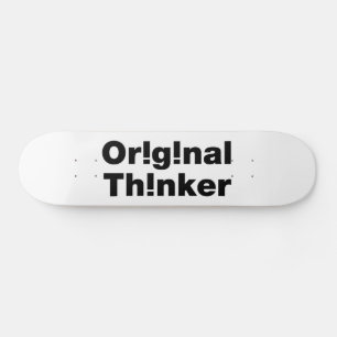oorspronkelijke denker persoonlijk skateboard