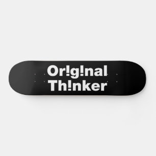 oorspronkelijke denker persoonlijk skateboard