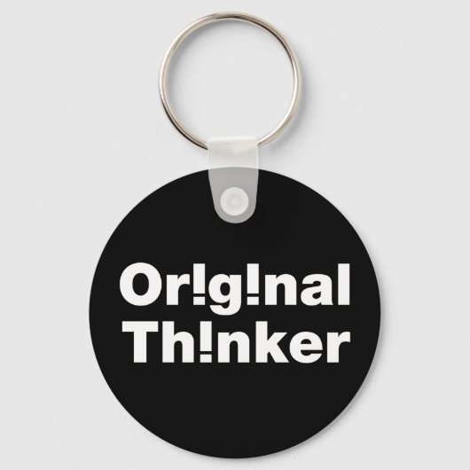 oorspronkelijke denker sleutelhanger (Voorkant)