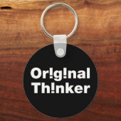 oorspronkelijke denker sleutelhanger (Achterkant)