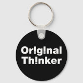 oorspronkelijke denker sleutelhanger (Achterkant)