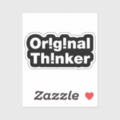 oorspronkelijke denker sticker (Vel)
