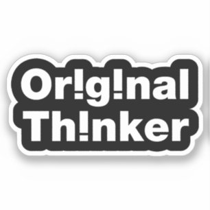 oorspronkelijke denker sticker