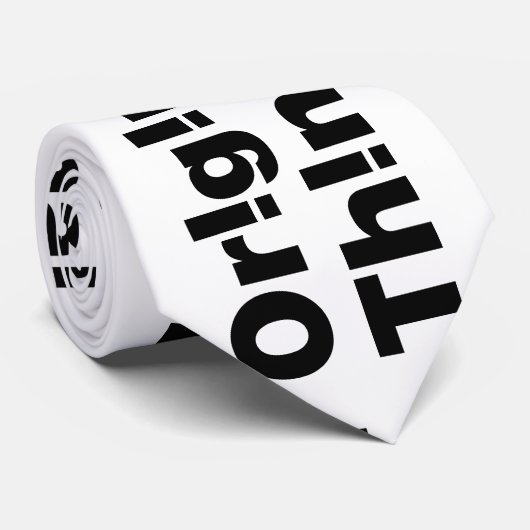 oorspronkelijke denker stropdas (Opgerold)