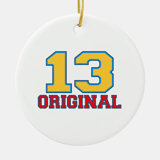 Oorspronkelijke Design op de geboorte Keramisch Ornament (Voorkant)