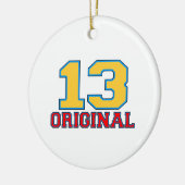 Oorspronkelijke Design op de geboorte Keramisch Ornament (Links)