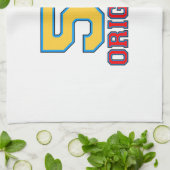 Oorspronkelijke Design op de geboorte Theedoek (Gevouwen)