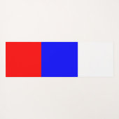 Oorspronkelijke driehoekige patriottische vlag van yogamat (Achterkant (horizontaal))