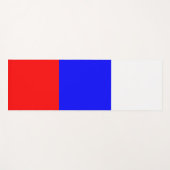 Oorspronkelijke driehoekige patriottische vlag van yogamat (Voorkant (horizontaal))