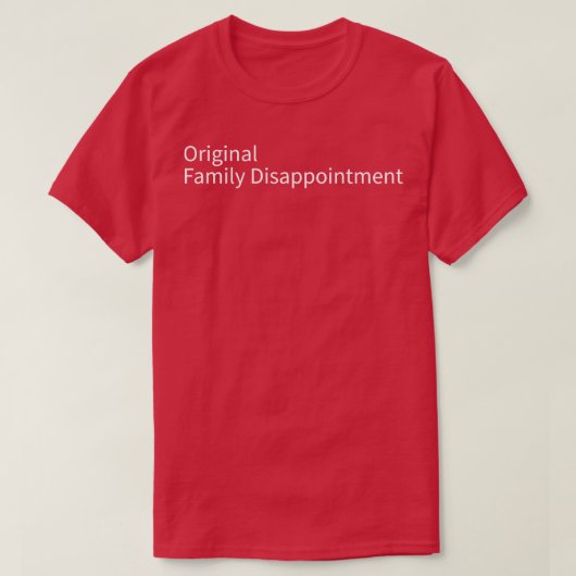 Oorspronkelijke familiedaling t-shirt (Design voorkant)