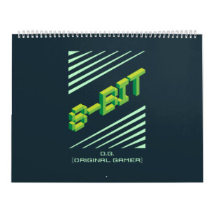 Oorspronkelijke gamer 8-bits kalender