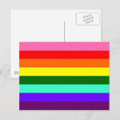 Oorspronkelijke Gay Pride Flag Briefkaart (Voorkant / Achterkant)