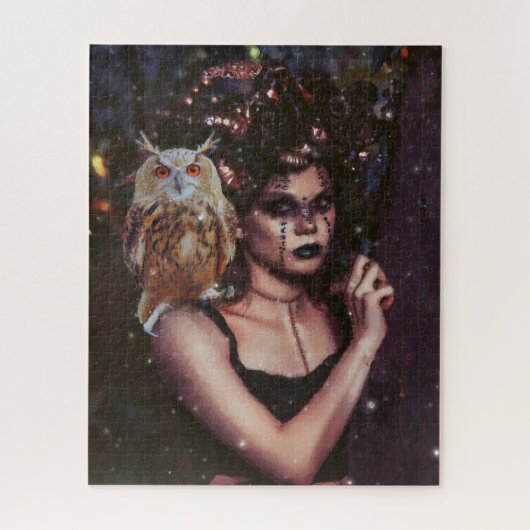 Oorspronkelijke gespierde dierlijke kunst legpuzzel (Verticaal)