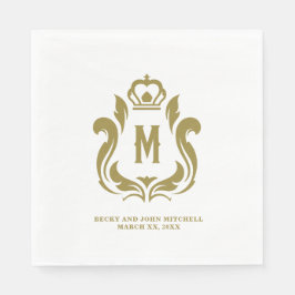 Oorspronkelijke goudkam servet