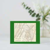 Oorspronkelijke grenzen van het Briefkaart Marylan (Staand voorkant)