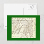 Oorspronkelijke grenzen van het Briefkaart Marylan (Voorkant / Achterkant)