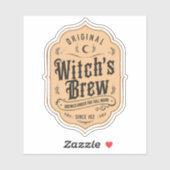 Oorspronkelijke heks brouwsel label Sticker (Vel)