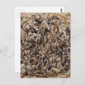 Oorspronkelijke herfstpolkverf briefkaart (Voorkant / Achterkant)