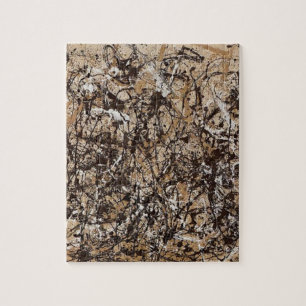 Oorspronkelijke herfstpolkverf legpuzzel