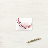 Oorspronkelijke honkbal post-it® notes (Op bureau)