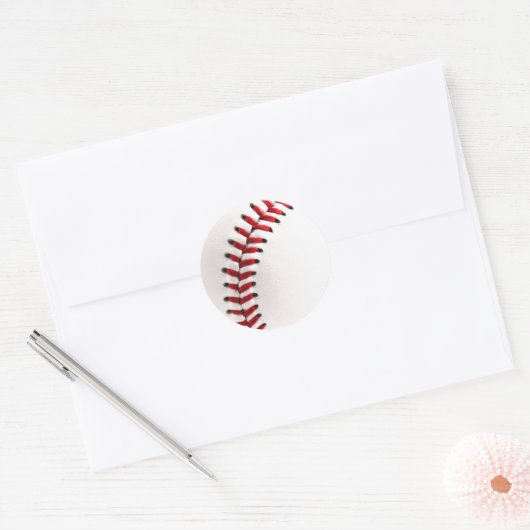 Oorspronkelijke honkbal ronde sticker (Envelop)