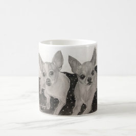 Oorspronkelijke illustratie van Chihuahua Buddies Koffiemok