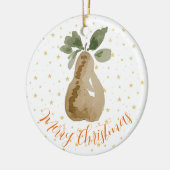 Oorspronkelijke kerstversiering Waterverf peren Keramisch Ornament (Links)