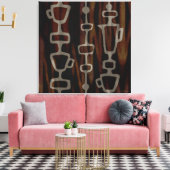 Oorspronkelijke koffiekunst canvas afdruk (Insitu (Woonkamer))