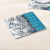 Oorspronkelijke kunst: " het vergelijken van stere kartonnen onderzetters (Schuin)