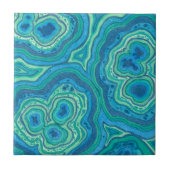 Oorspronkelijke kunst van Malachite en Azuriet Tegeltje (Voorkant)