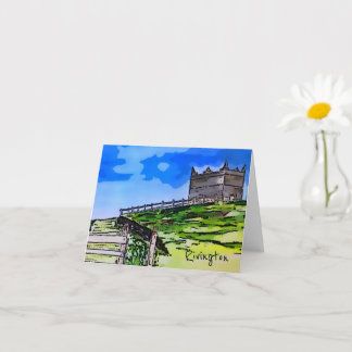 Oorspronkelijke kunst van Rivington pike Horwich Kaart