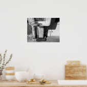 Oorspronkelijke kunst: "verzuim door wanbetaling" poster (Keuken)