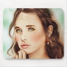 Oorspronkelijke  kunstmousepad - Lieve hemd van de