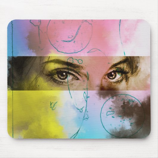 Oorspronkelijke kunstmousepad - Zelden Muismat (Voorkant)
