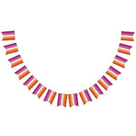 Oorspronkelijke lesbische vlag — Assortment Garlan Vlaggetjes