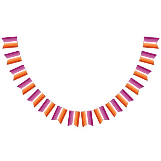 Oorspronkelijke lesbische vlag — Assortment Garlan Vlaggetjes (Alle)